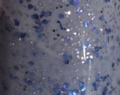 Greyish Purple Glitter Polish - "Not Your Basic Grurple" by Piper Polish - 15 ml Full Size