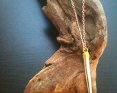 Rumi sterling silver spike pendant