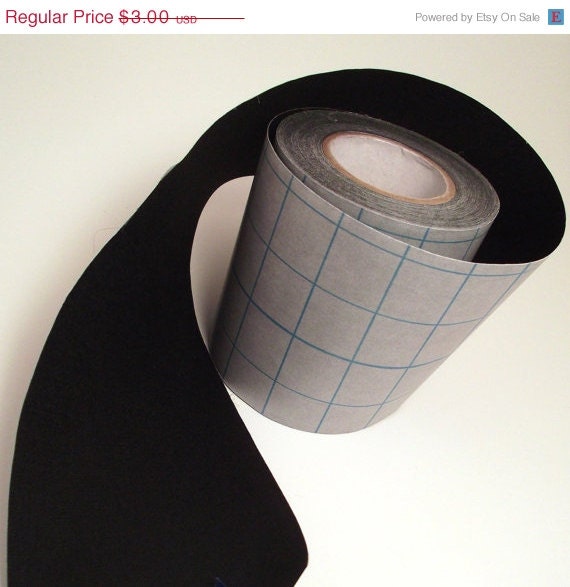 Sale 1' Black Adhesive Fabric Book Cloth Tape Bookbinding Supplies Book Repair Tape Mixed Media Destash
