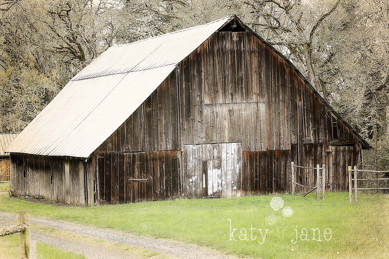 Barn print-country photography- farm life, kitchen print, country print,  dreamy decor, cabin decor 8x12 - KatyJanePhotography