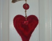 Valentines heart wall hanging, valentines gift, wall decor