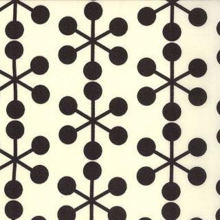 Asterisk in Chalk Black - Comma by Zen Chic - 1 yard