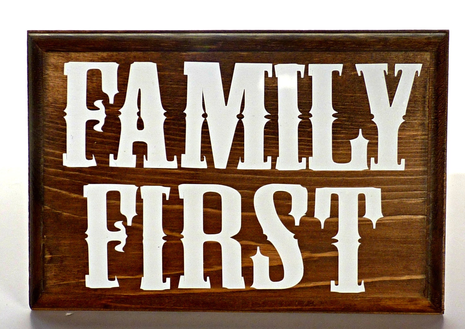 One Wood Wall Plaque Wall Decor Family by KyleeInspiredCrafts