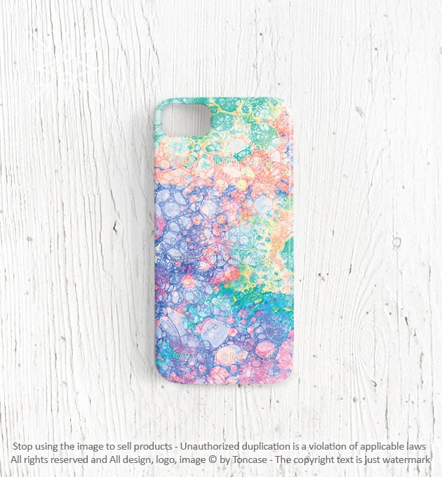 Pastel iPhone 4 case, pastel iPhone 5 case, colorful iphone 4 case, hipster iPhone 5 case, colorful vivid pastel bubbles (c33)