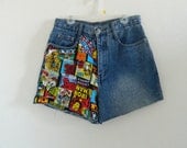 comic MARVEL HIGH WAIST shorts