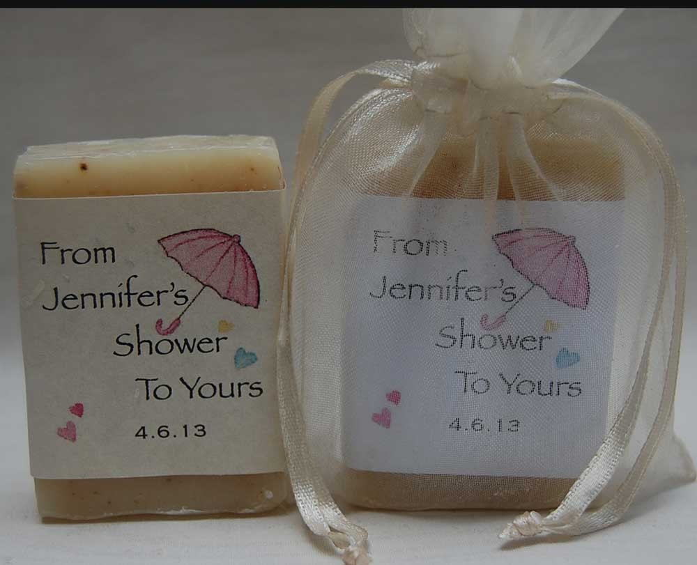 Bridal Shower Favors-Baby Shower Favor-Party Favor-Personalized Party Favor-36-1oz. handmade soap favors with organza bags