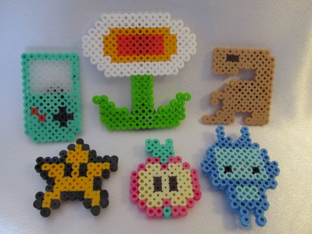 Video Game Perler Magnets
