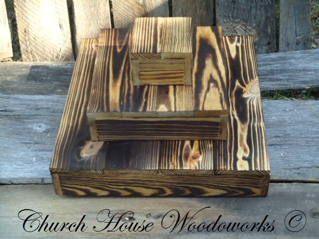 Cupcake Stand for Rustic or Country Western Wedding or Banquet 3 tier holds 44 cupcakes