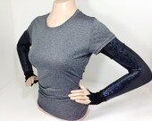 Maleficent inspired Costume running sleeves for the mistress of evil in all of us.