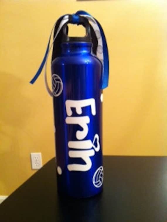 Personalized Team Sports Volleyball Water Bottle by MakinItSassy