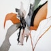 Southwest Series    Fragments  " Stark Impressions, Bark and Dried Arizona Sycamore Leaf "    - Original, One-of-a-Kind