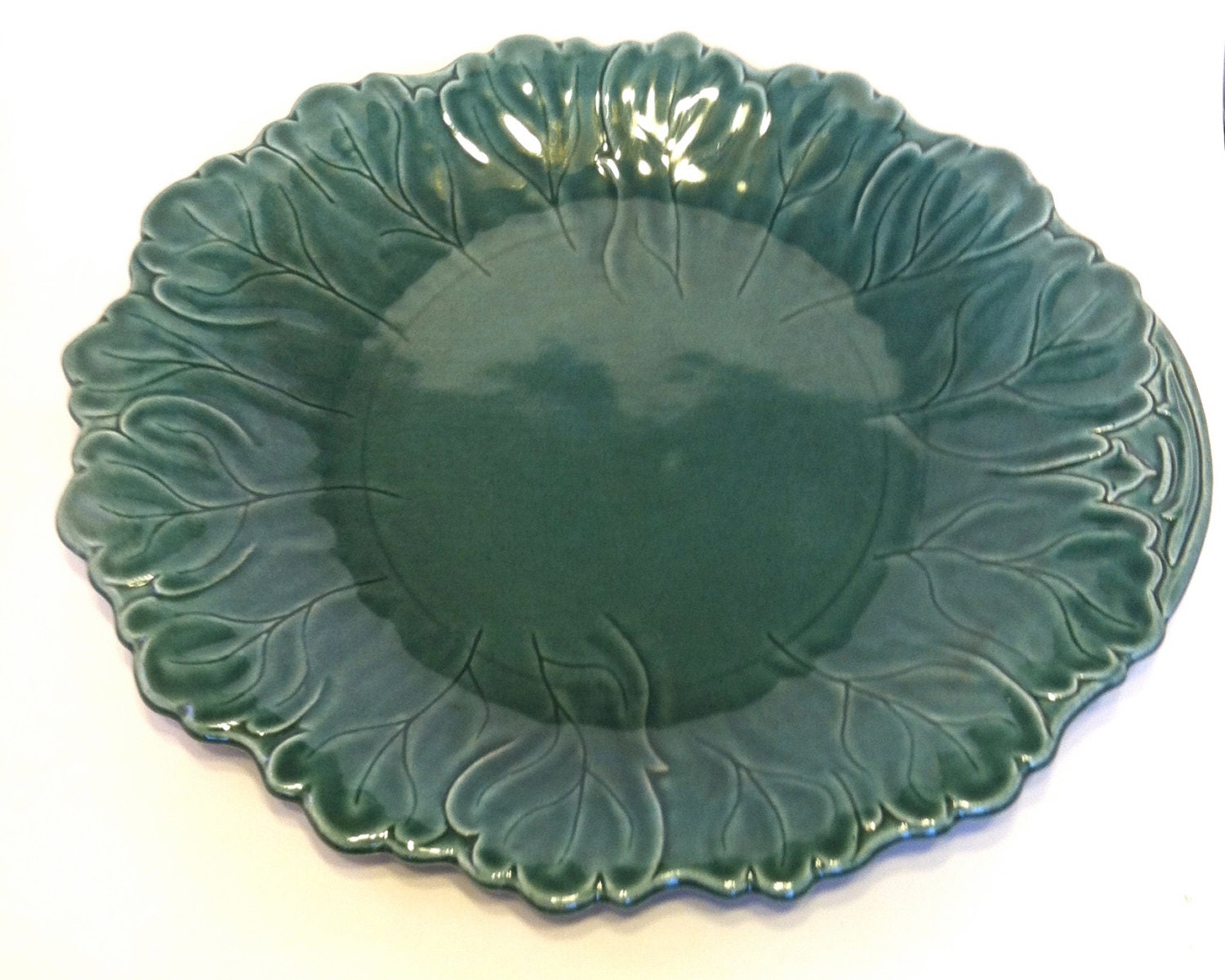 REDUCED PRICE Vintage Woodfield by Steubenville Pottery Oval 13 Inch Serving Platter Plate Mid Century