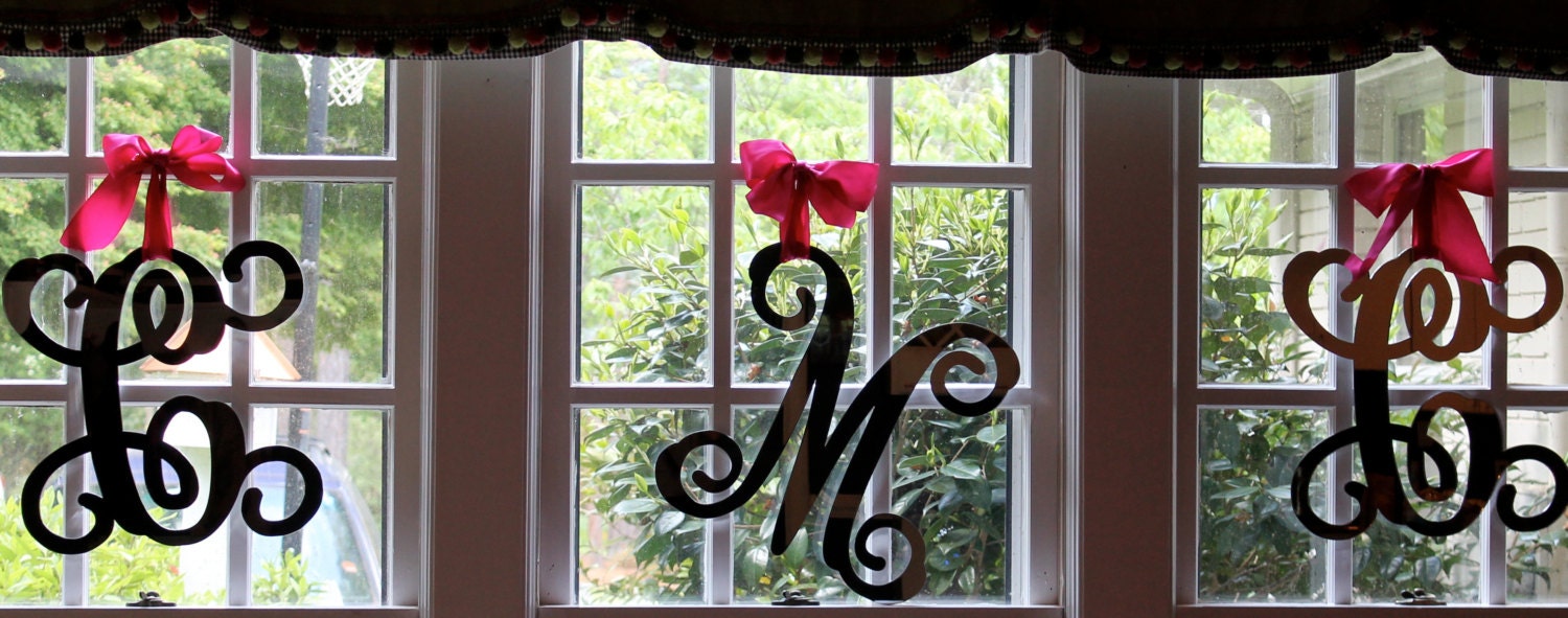 Gorgeous personalized 12 inch single letter initial - perfect for walls, doors, wreaths - anywhere.