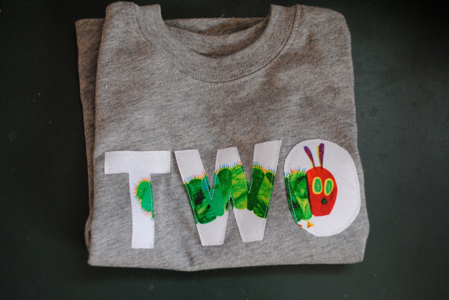 2nd Birthday Very Hungry Caterpillar Short-Sleeved Shirt-Two