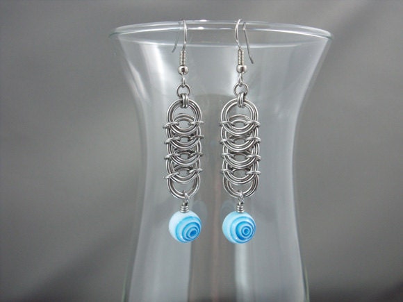 Vertebrae Weave Earrings