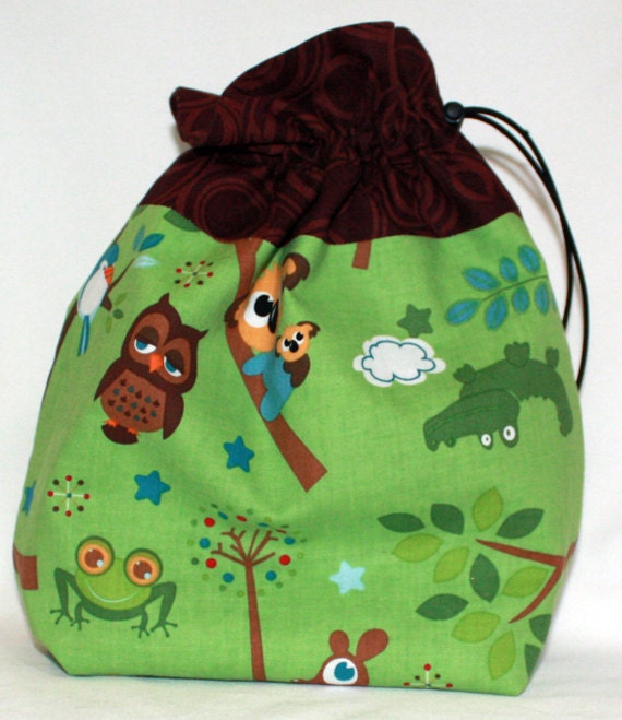 Aussie animals sock project bag