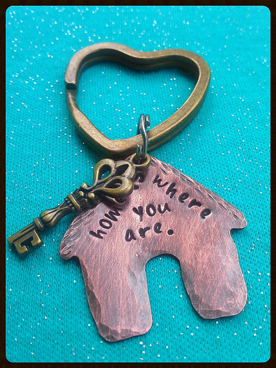 Custom hand stamped keychain, mom keychain, personalized keychain, engraved keychain, wife keychain, anniversary, wedding