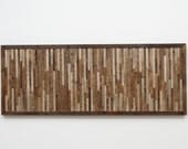 Reclaimed wood wall art 37"x14"x1-1/4" made of barnwood