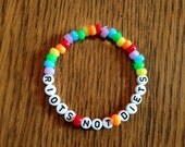 Riots Not Diets Bracelet - Feminist Kitsch