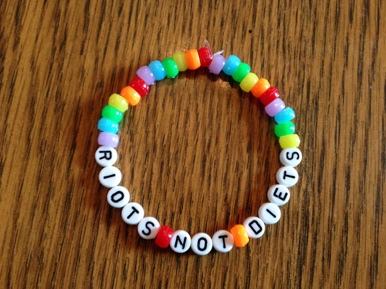 Riots Not Diets Bracelet - Feminist Kitsch
