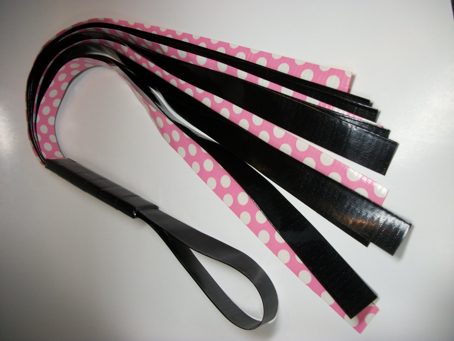 Flogger Duck Duct Tape Whip Cat o nine tails Custom
