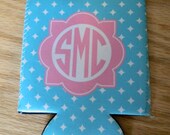 Personalized Monogram Can Koozie for 12oz can