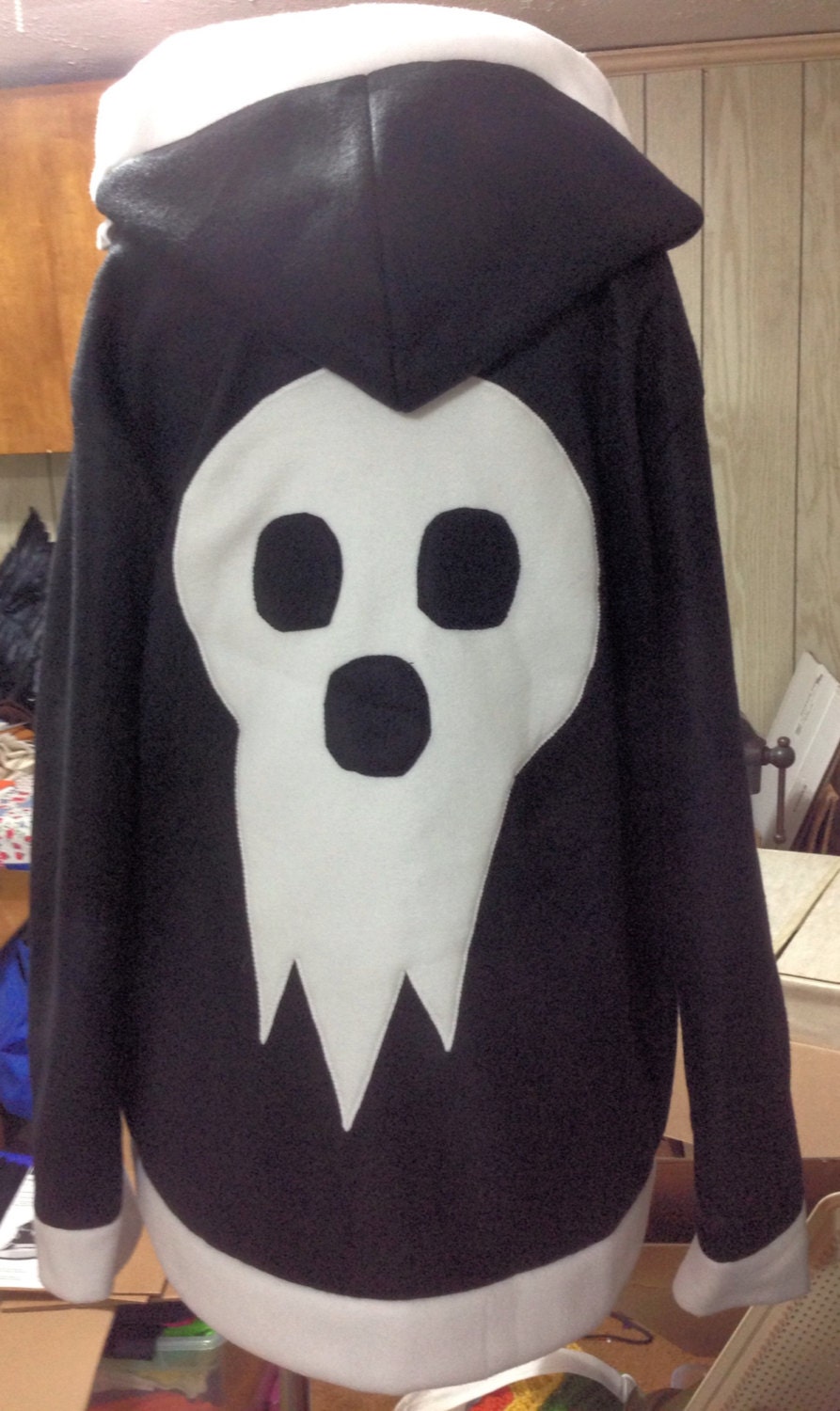 Ready to Ship Death the Kid Fleece Cosplay Hoodie size XL