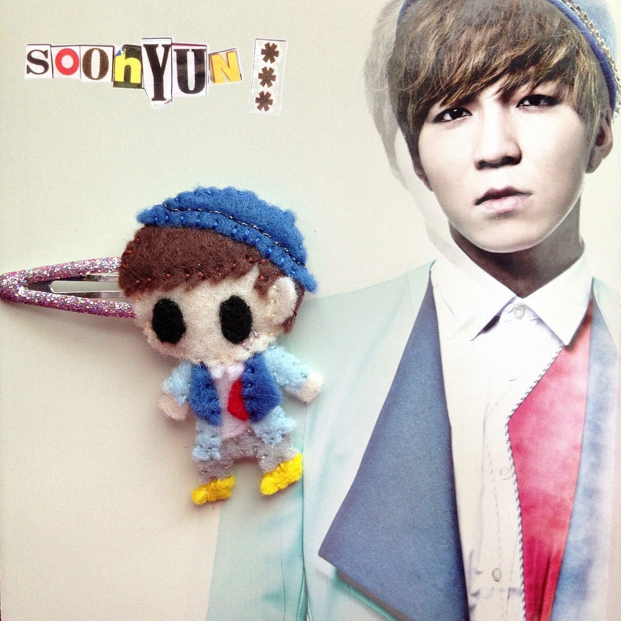 Chibi Soo Hyun Hair Clip - Collage ver.
