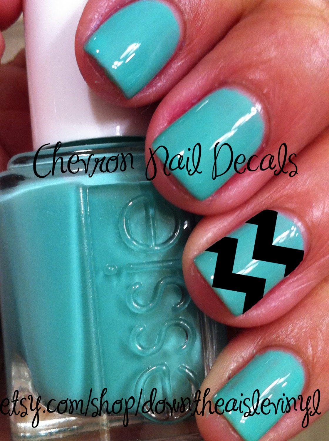 Chevron Nail Decals -Set of 50