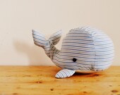 Barnaby the Big Blue Whale cuddly softie plushie soft childs toy