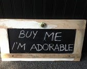 Repurposed Chalkboard