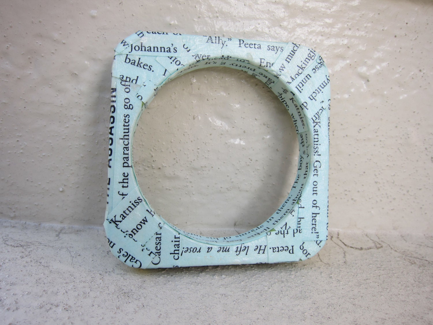 Mockingjay Pages Square Bracelet (Hunger Games)