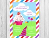 Sweets & Treats Birthday Party Invitation - DIY - Printable Il_170x135
