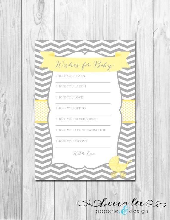 INSTANT DOWNLOAD - Well Wishes for Baby - You Are My Sunshine Theme - DIY - Printable Il_570xn