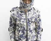 Paparazzi Armored Knight Goggle Hoodie(100% Handmade Jeans) Made To Order