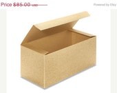 SALE ENDING - 50 - 12x6x6 Kraft Gift Boxes Brown Rustic Natural Box - Retail Wedding Gifts Birthday Party Gifts Supplies Packaging DIY