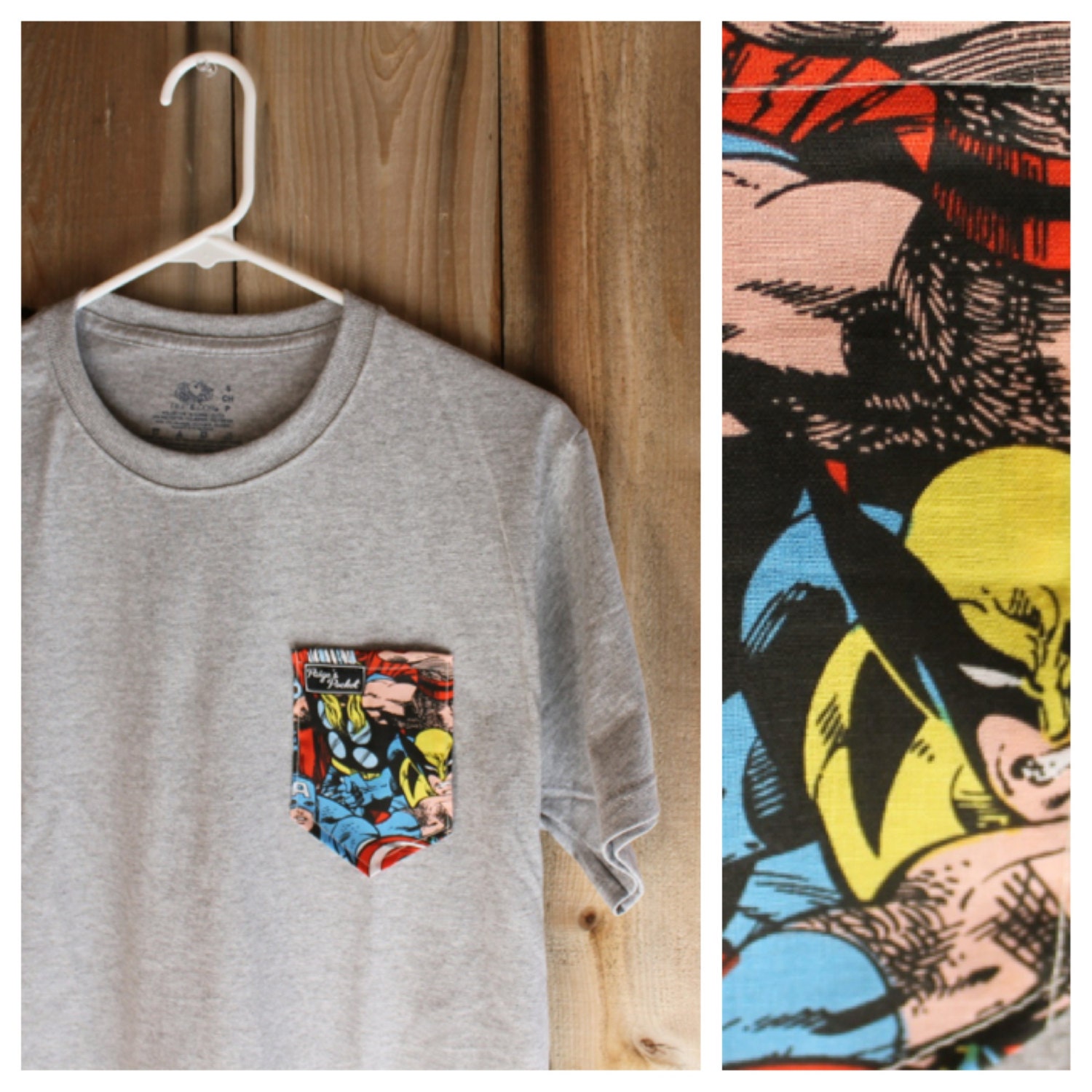 Avengers Paige's Pocket Tee