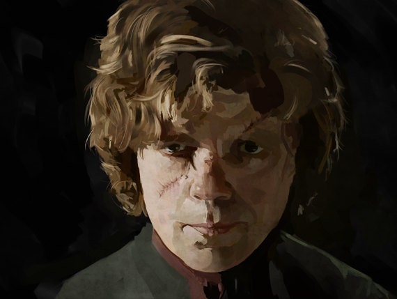 Unframed Poster 11 x 17 inch Tyrion Lannister of the Game of Thrones Digital Painting