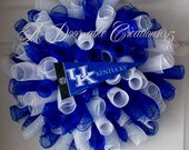 UK Spiral Deco Mesh Wreath