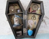 Around the House - miniature coffin shadowbox
