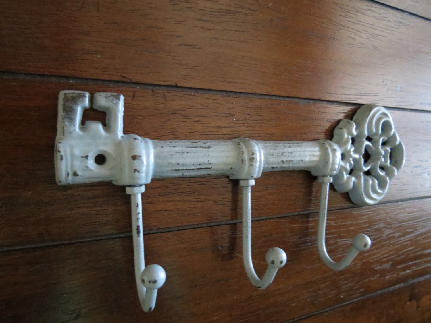 gray shabby chic key holder skeleton key rack by gray shabby chic key holder skeleton key rack by