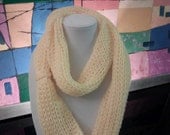Yellow, soft light infinity scarf