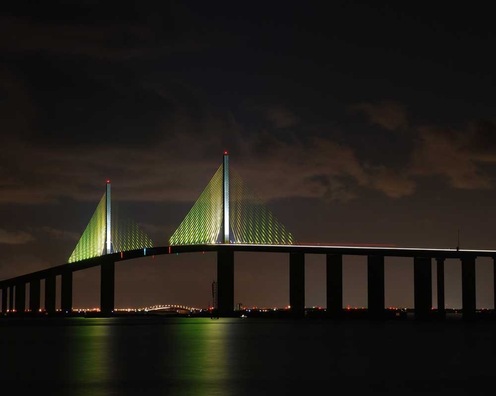 8" x 10" Art Print of the "Sunshine Skyway" Bridge in Full Color