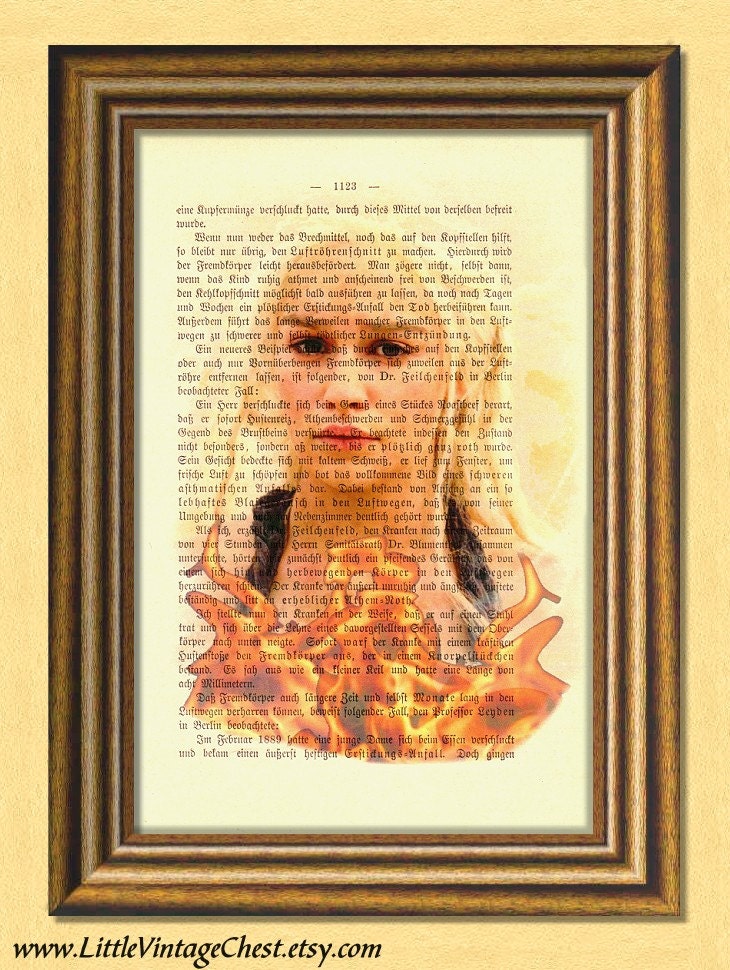 Game of Thrones DAENERYS -  Dictionary art -Vintage book page print recycled - Art Print Dictionary
