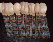24 Wooden Forks or Spoons- Spinkles Il_170x135