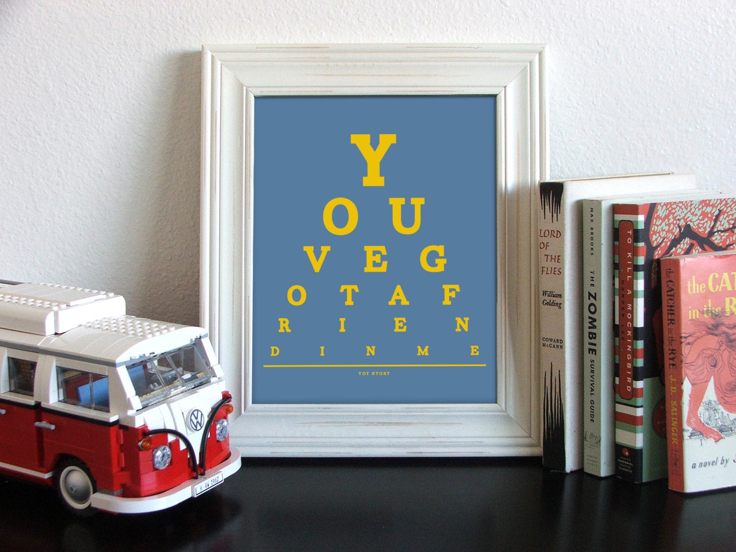 Toy Story, You've Got A Friend In Me Eye Chart, 8 x 10 Giclee Print BUY 2 GET 1 FREE