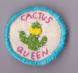 Cactus Queen Badge