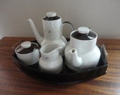 1960's Royal Doulton Coffee and Tea Set - Morning Star