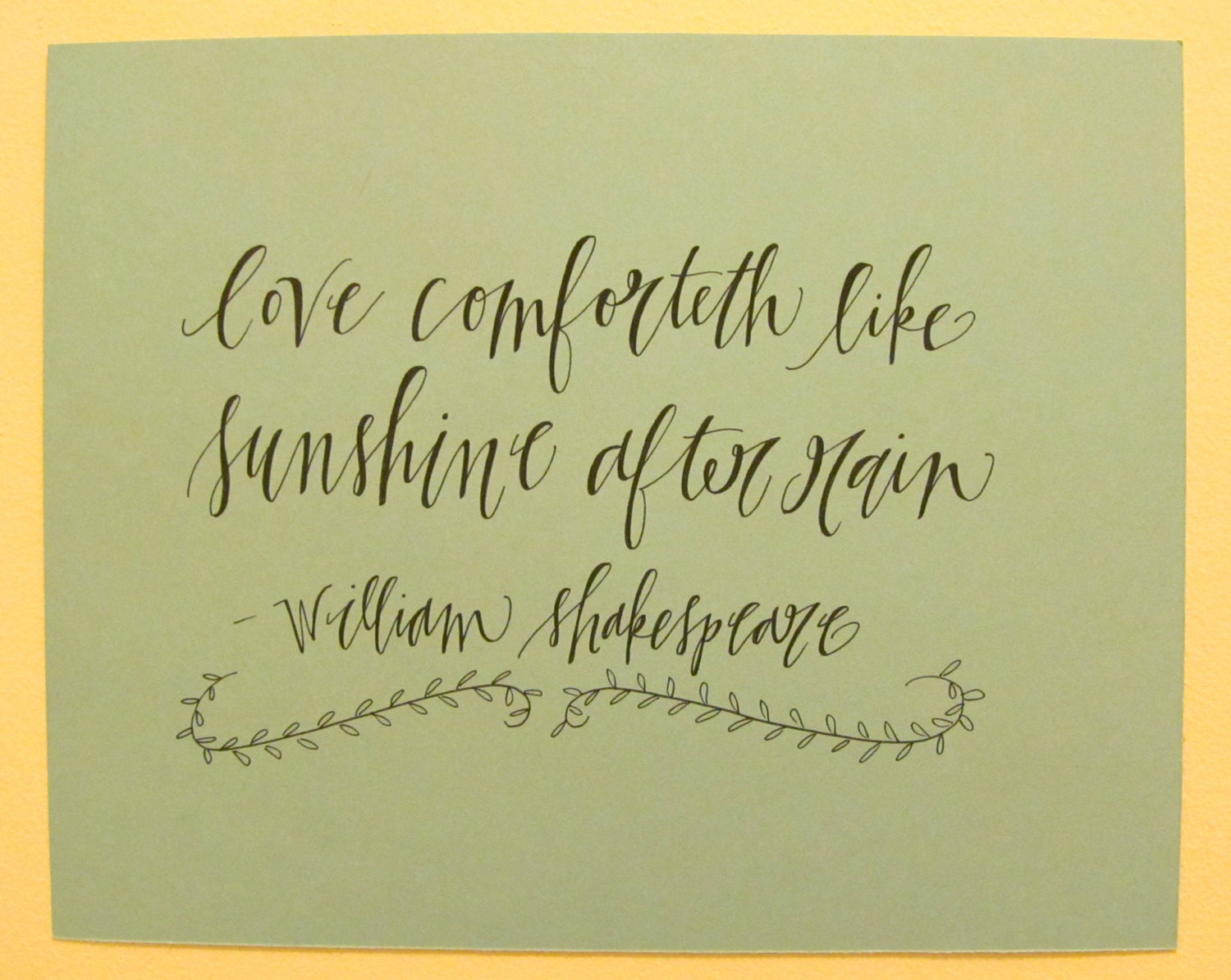 8x10 love comforteth