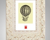 Nika White I Ornamental Wood Frame